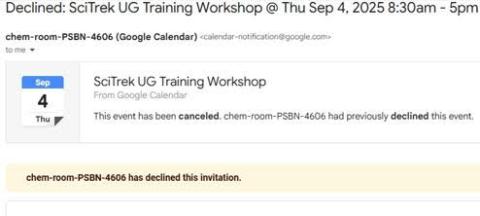 Calendar Decline Screenshot