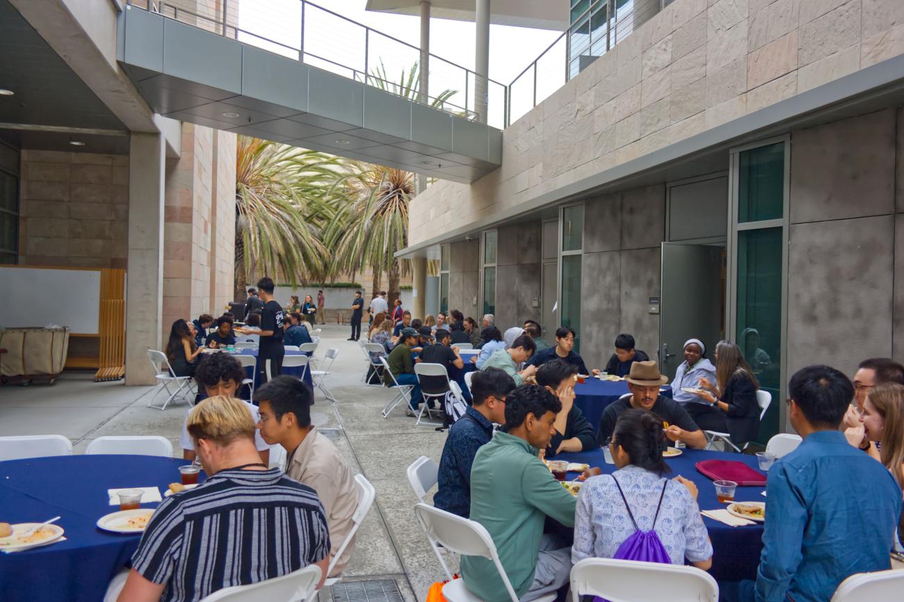 Outdoor Lunch at Symposium