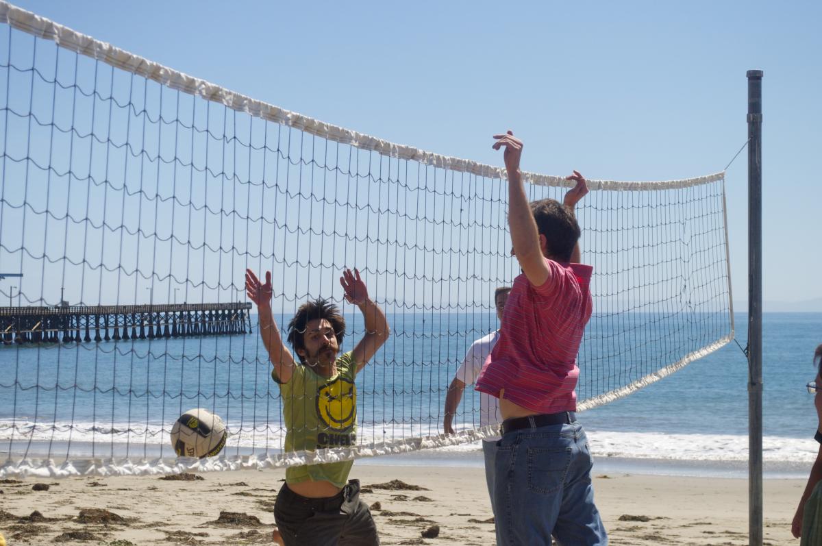 Mike and Greg at Goleta Beach